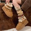 Fashion thick and cute warm thick-soled snow boots women's 2025 new winter northeast velvet thickened cotton shoes