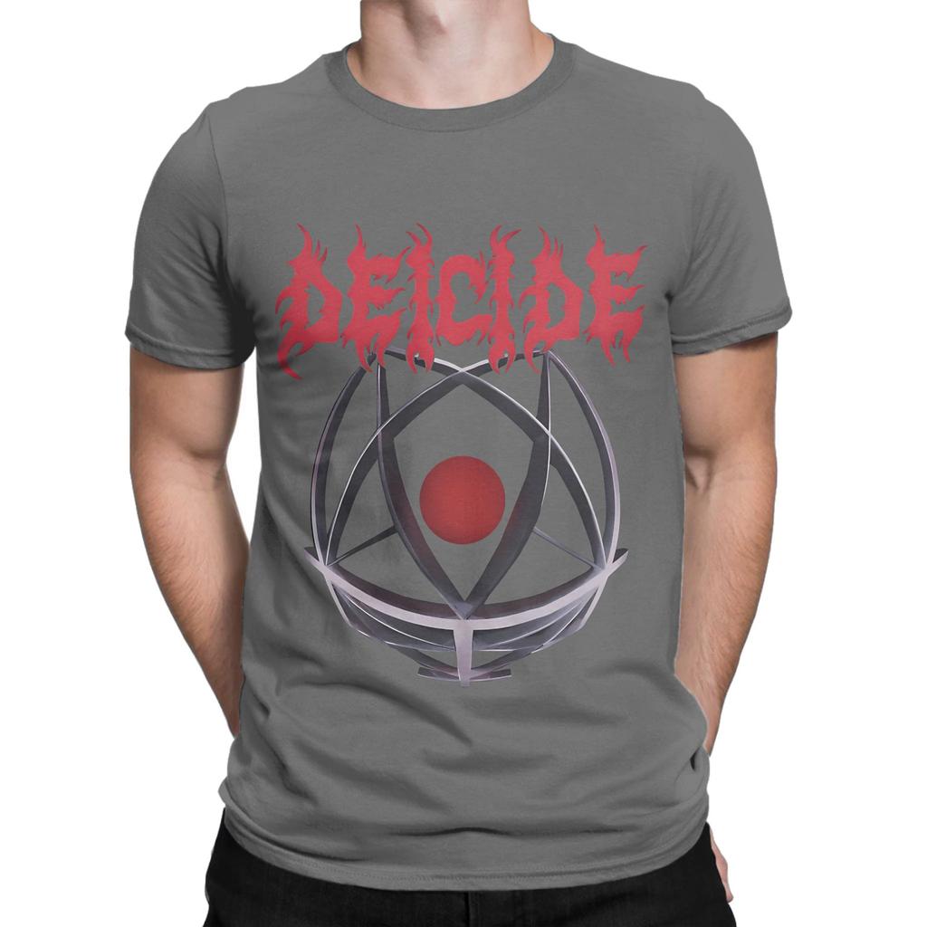 Deicide Logo Novelty 100% Baumwolle T-Shirt Deicide T-Shirts Oberteile Für Unisex