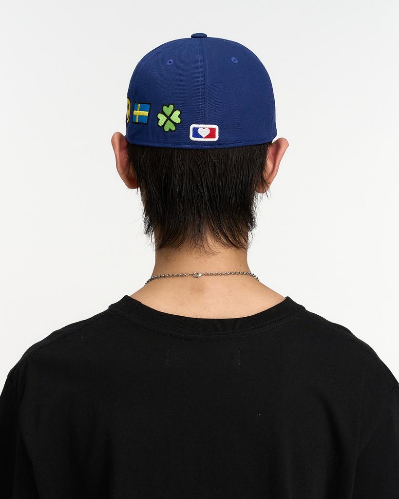 THEMUSEUMVISITOR Art Icon Embroidery Cap (Blue)