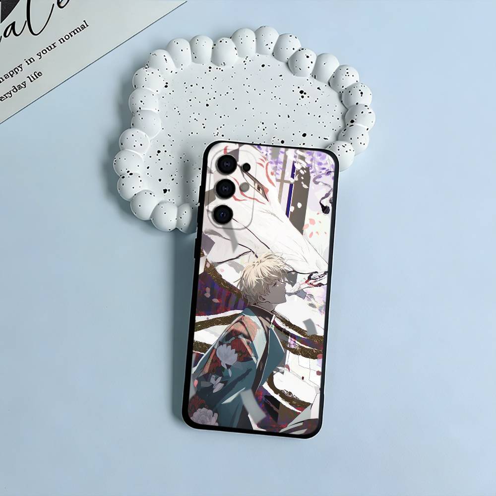 Natsume s -Book of -Friends Phone Case For Samsung S25,S24,S21,S22,S23,S30,Ultra,S20,Plus,Fe,Lite,Black Soft Silicone