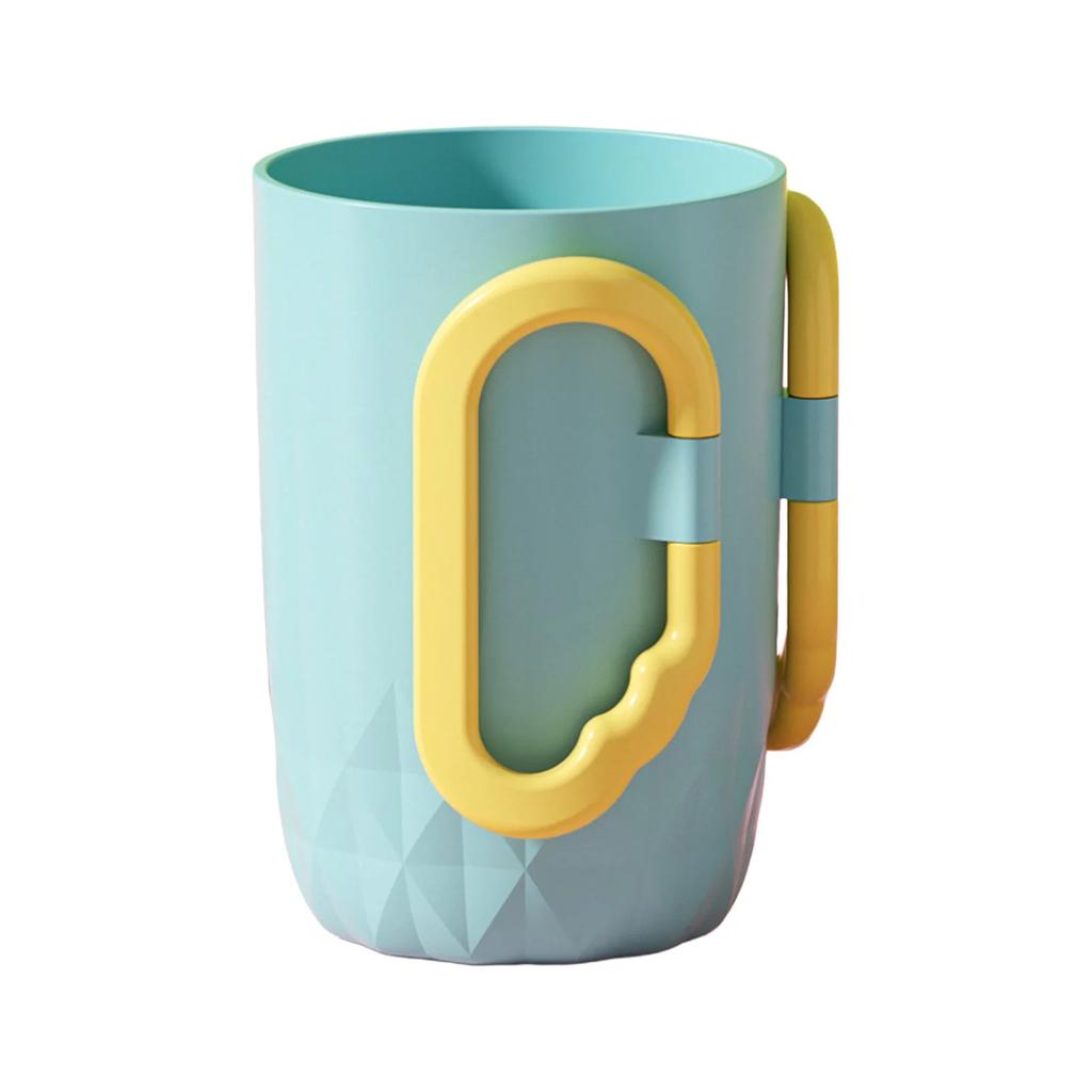 Cute Solid Color Ceramic Toothbrush Cup, Nordic Minimalist Bathroom Tumbler for Home Dorm Kids