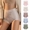 Lace Flower Postpartum Body Shaper High Waist Seamless Underpants  Women