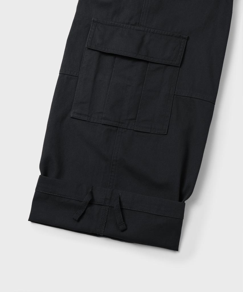 Musinsa Standard Cotton Wide Multi-Pocket Cargo Pants [Black]