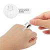 1/15Pcs Clear Glass Dropping Bottles  Empty Sample Vials  Perfumes Cosmetic Liquid