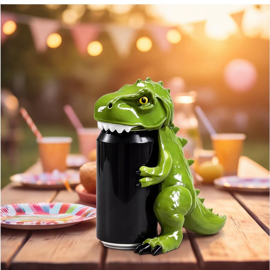 Frog-shaped Can Dust Cover Fun Animal Drink Cover