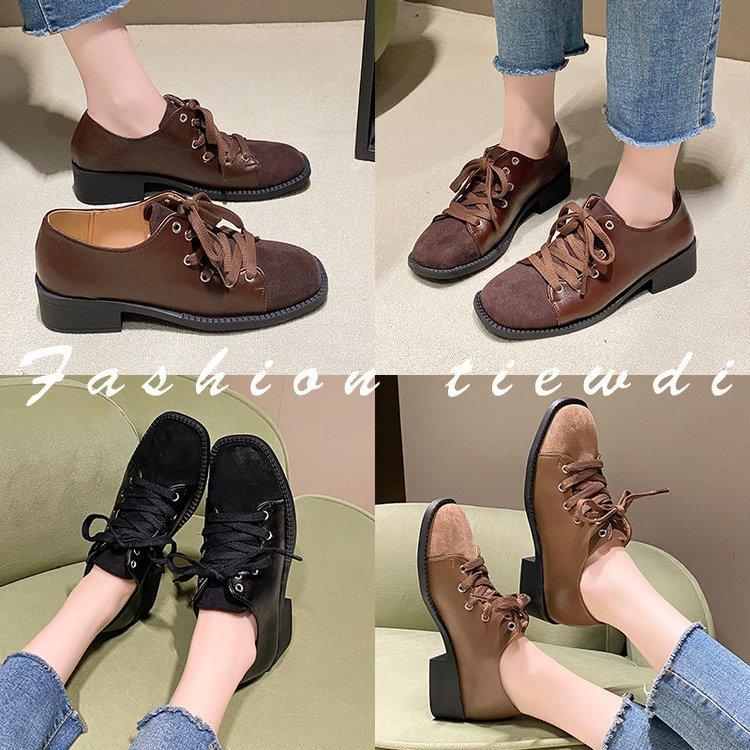 [Youshilai] Retro small square head Mary Jane single shoes women's winter 2025 new temperament versatile small leather shoes