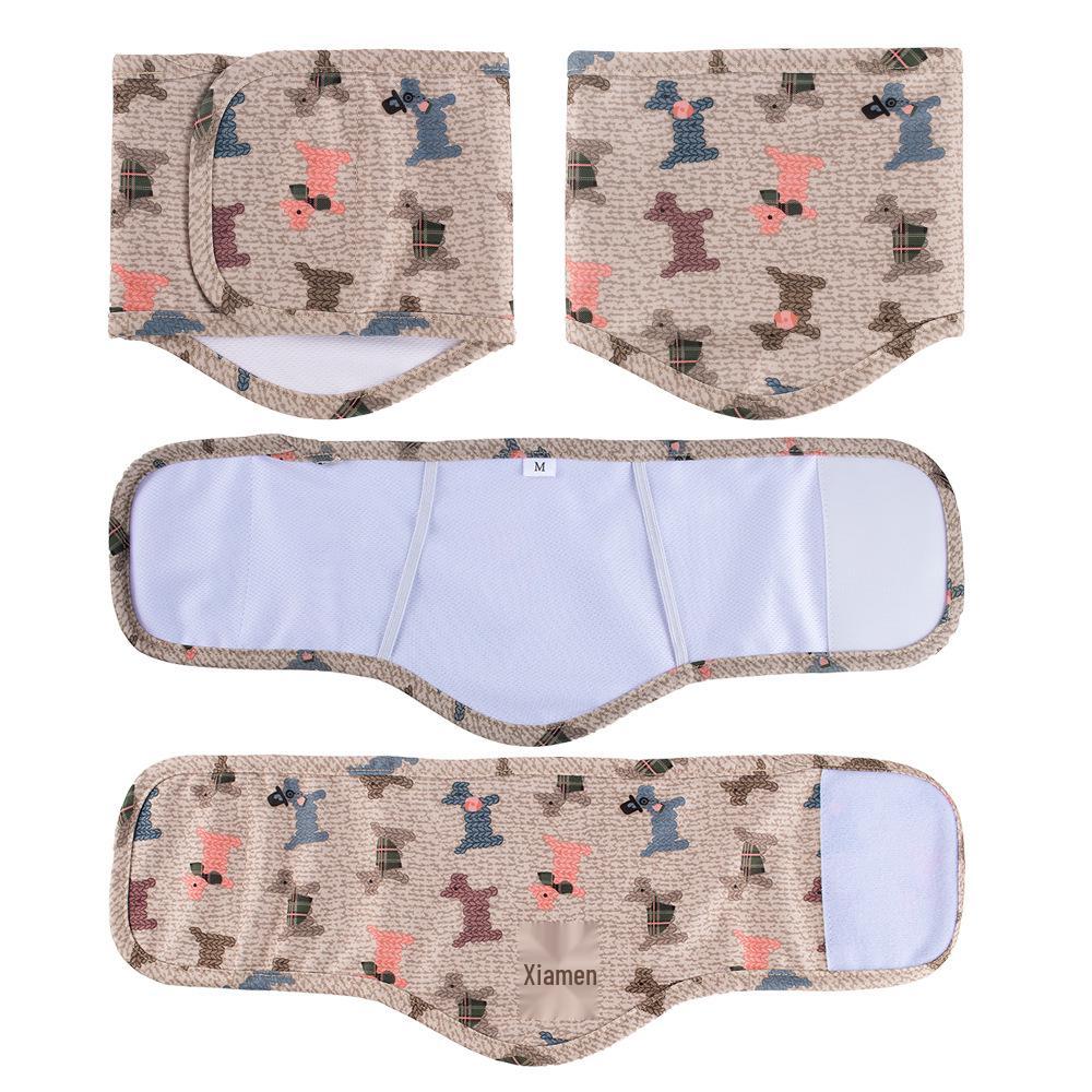Washable Male Dog Diaper Pants & Anti-Harassment Belt