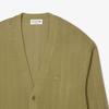 [Lacoste] Men's Cotton Rib Cardigan AH5338-55NE9F