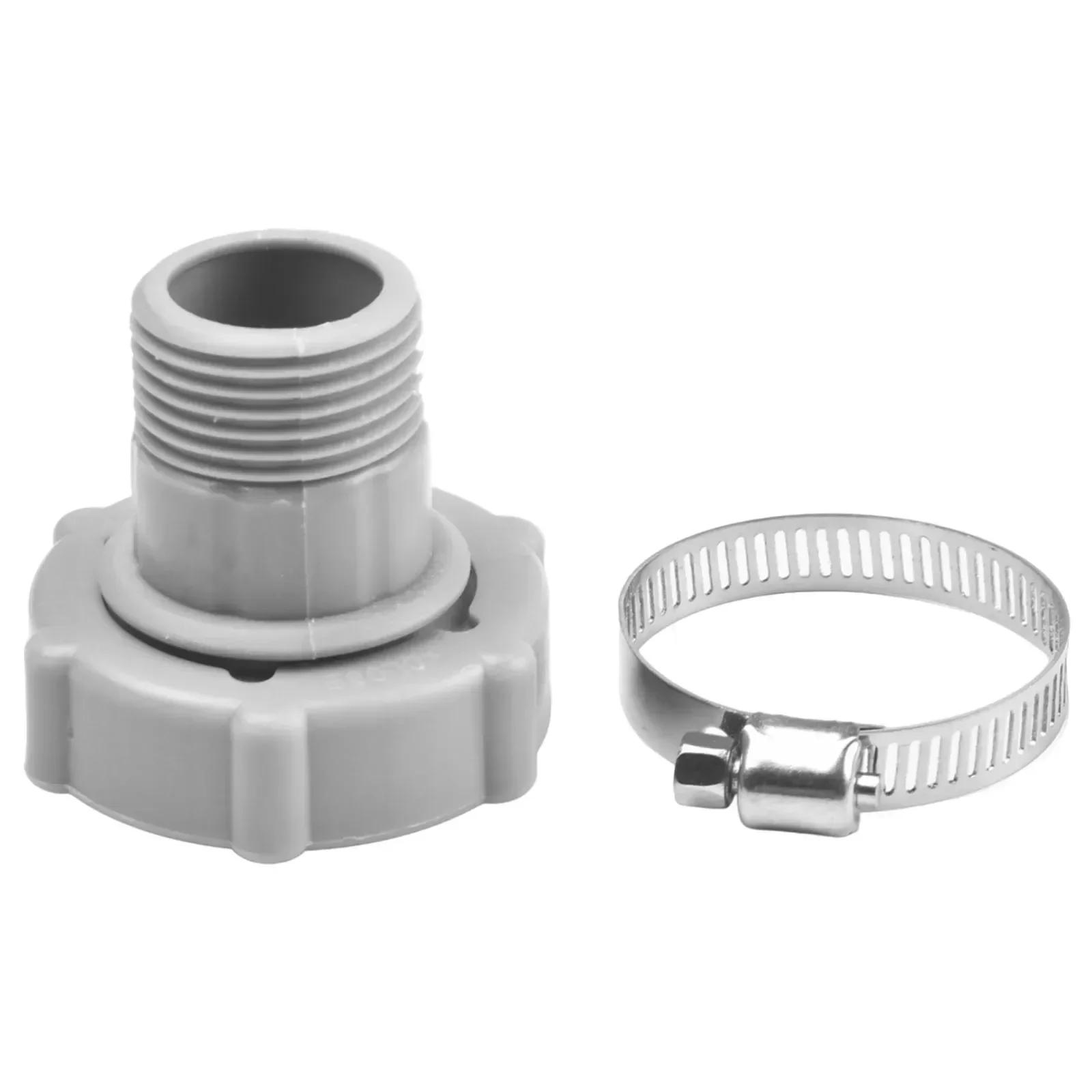 

Above Ground Pool Drain Replacement Pool Connector Hose Adapter Swimming Pool Hose Clamps Hose Adapters For Pool Maintenance