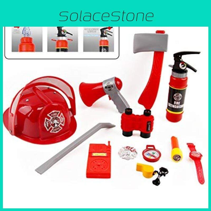 Cross-border Pretend Play Toy Set Firefighter Roleplay Kit For Children