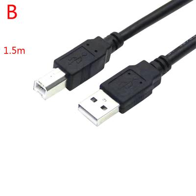 USB-Druckerkabel, USB 2.0-Typ-A-Stecker auf Typ-B-Stecker, Drucker-Scanner-Kabel
