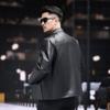 New Autumn and Winter Genuine Leather Jacket Men's First Layer Sheepskin Business Casual Removable Liner Lapel Leather Jacket