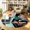 Bleach Anime Personalized Round Rug Support Custom Name, Soft Home Decor Mat
