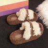 2025 Winter Woman Slippers Plush Interior Anti Slip Sole Thick Bottom Fashion Warm Flip-flops Use Indoor Outdoor Pantuflas Mujer