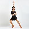 Women's Plus Size Latin Dance Costume with Tassel Skirt for Practice