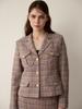 Freaks By Kimtaehoon [Tweed Suit] Wool Tweed Pocket Detail Single Jacket_Takisada Nagoya Slab Tweed