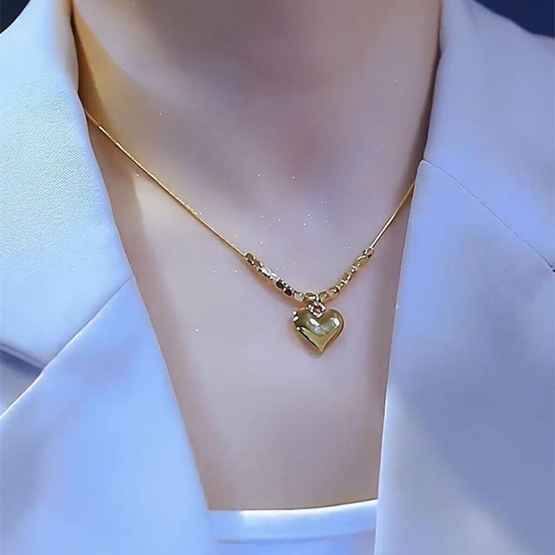 Black Swan Women's Necklace: 18K Gold-Plated Copper, Inlaid Cubic Zirconia, Titanium Steel Collarbone Chain - Stylish and Durable Douyin Hot Style