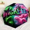 Wicked Witch Design 8-Frame for Travel, camping, Casual Lightweight Portable Umbrella, Essential for every family Holidays Birthday Gift