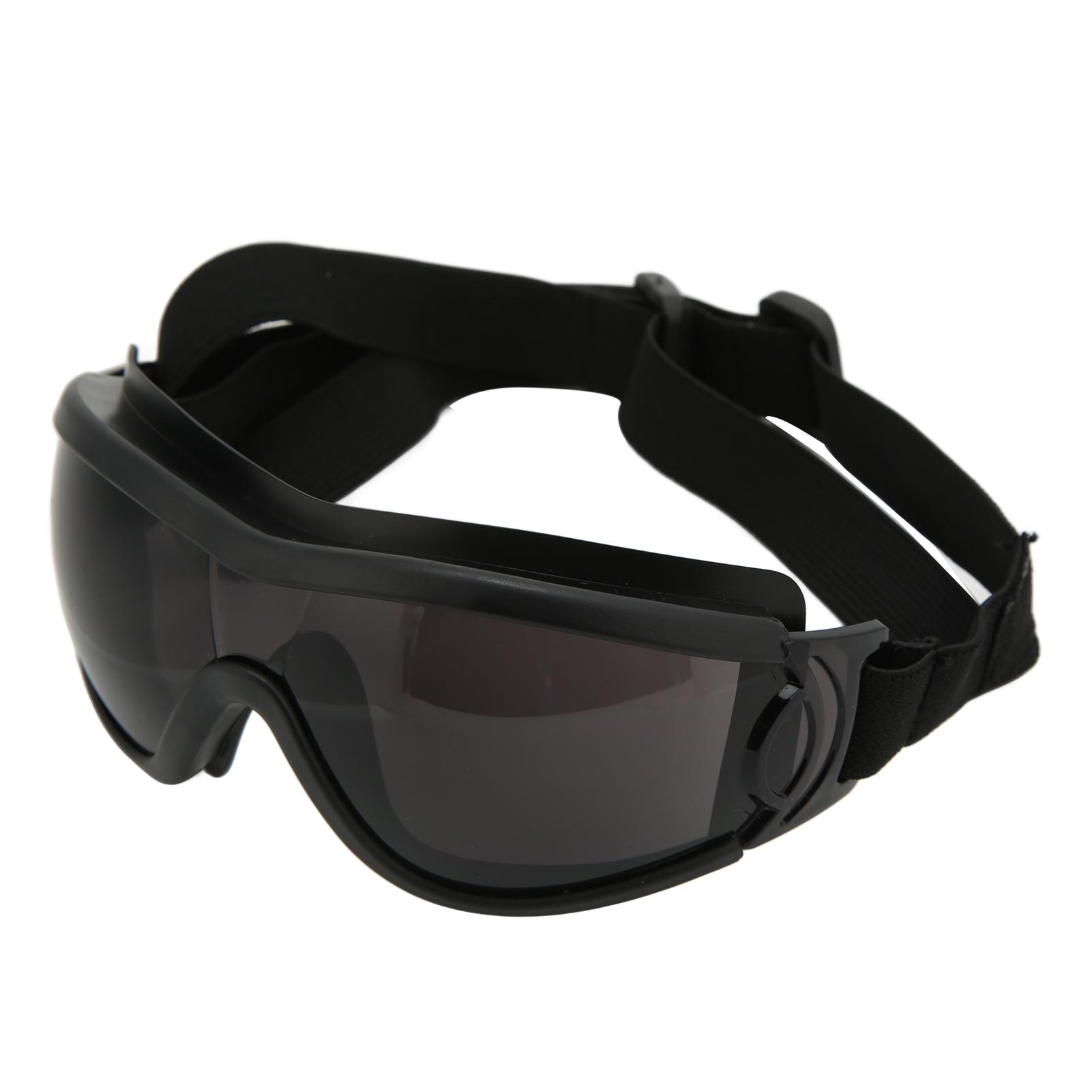 

Dog Goggles Windproof Waterproof Ultraviolet Proof Anti Fog Wear Resistant Durable Dog Sunglasses for Large BreedBlack