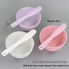 Silicone Beauty Salon Mask Bowl Set with Mixing Stick - DIY Tool for Mask Preparation