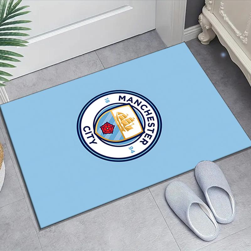 1pc Football Team Design Area Rug - Non-Slip, Soft & Cozy Floor Mat for Living Room, Bedroom, Office - Indoor/Outdoor Decorative Carpet