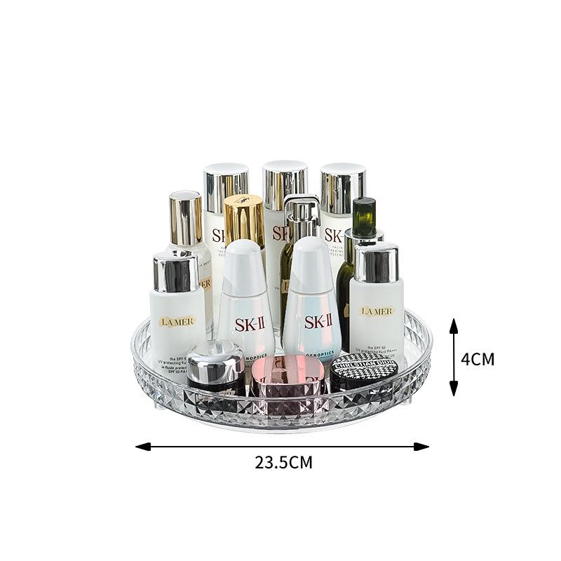 

Multi-Purpose Rotating Storage Rack for Kitchen, Seasonings, Fruits, Cosmetics, Candy Dish - Available in Single, Double, or Triple Layer Options.