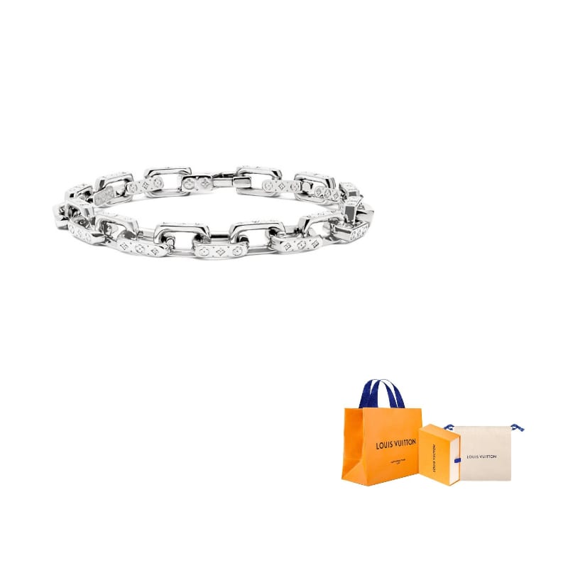 LOUIS VUITTON Stainless Steel Bracelets Men`s