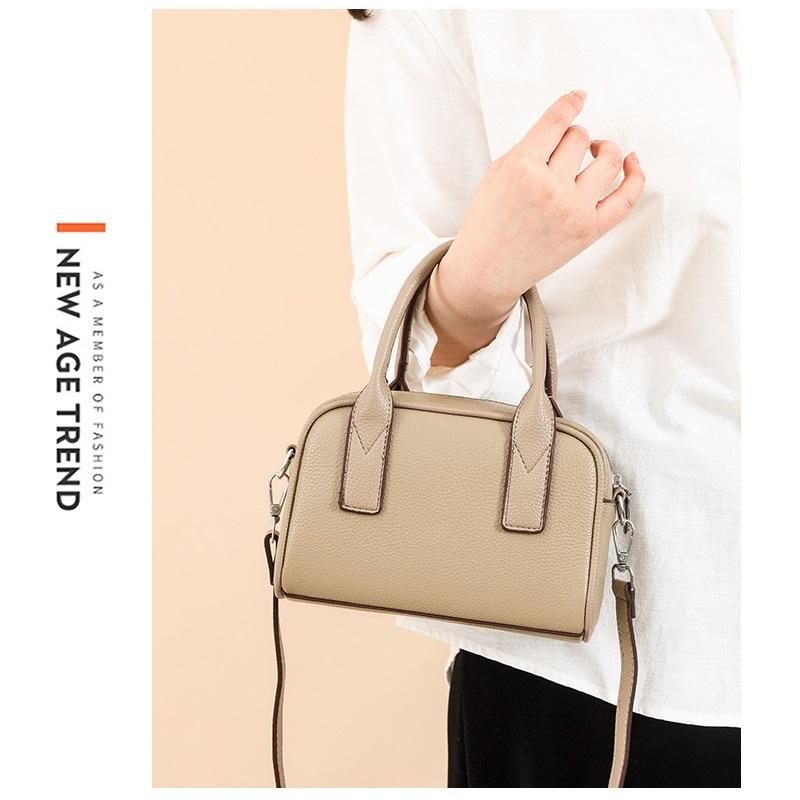 2026 Retro Genuine Leather Crossbody Bag Women's High Quality Pillow Bag Bost Versatile Commuting Shoulder Bag for Women