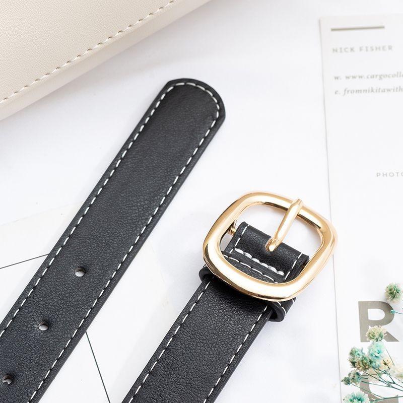 Womens Pu Classic Belt In Multiple Colors Ideal For Casual And Dressy Styles