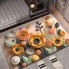 Practical 3D Bath Mat Diatomaceous Earth Oil Painting Shower Doormat Quick Drying Anti Slip Bathtub Floor Rug Door