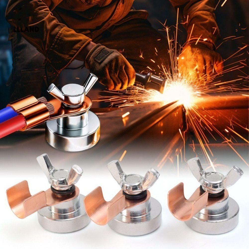 Strong Magnetic Welding Ground Clamp Alloy Steel Heavy Duty Welding Grounding Clip Grounding Clamp