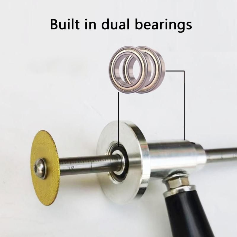 Inside Pipe Cutter for PVC Pipe Cutter Stainless Steel Plumbing Inside Cutter Tool Grit Cutting Wheel and Handle