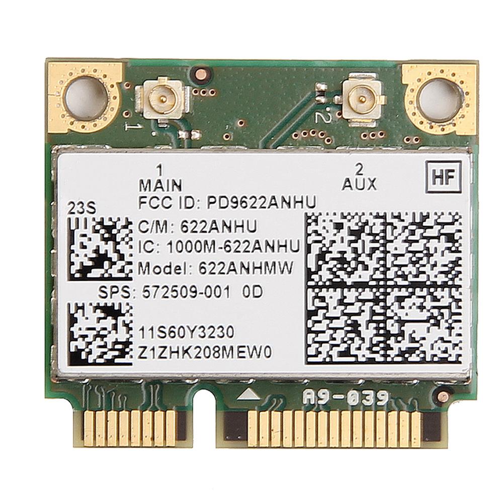 6200 AGN PCI-E Half-Height Wireless Network Card - Dual-Band WiFi Adapter for PC/Desktop, High-Speed Wireless LAN