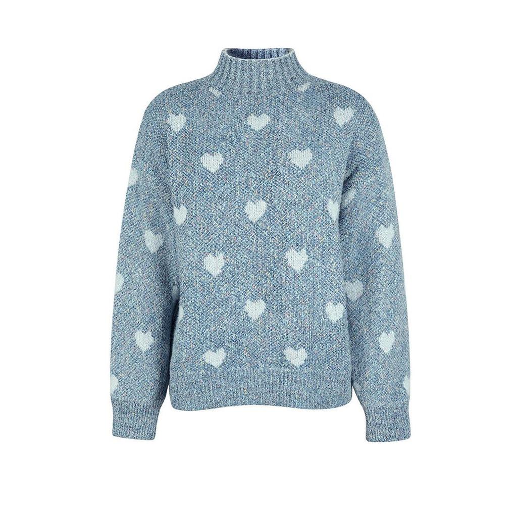 Φθινοπωρινό Χειμώνα Vintage Φαρδύ μακρυμάνικο μπλουζάκι με στάμπα ζακέτα με στάμπα γιακά