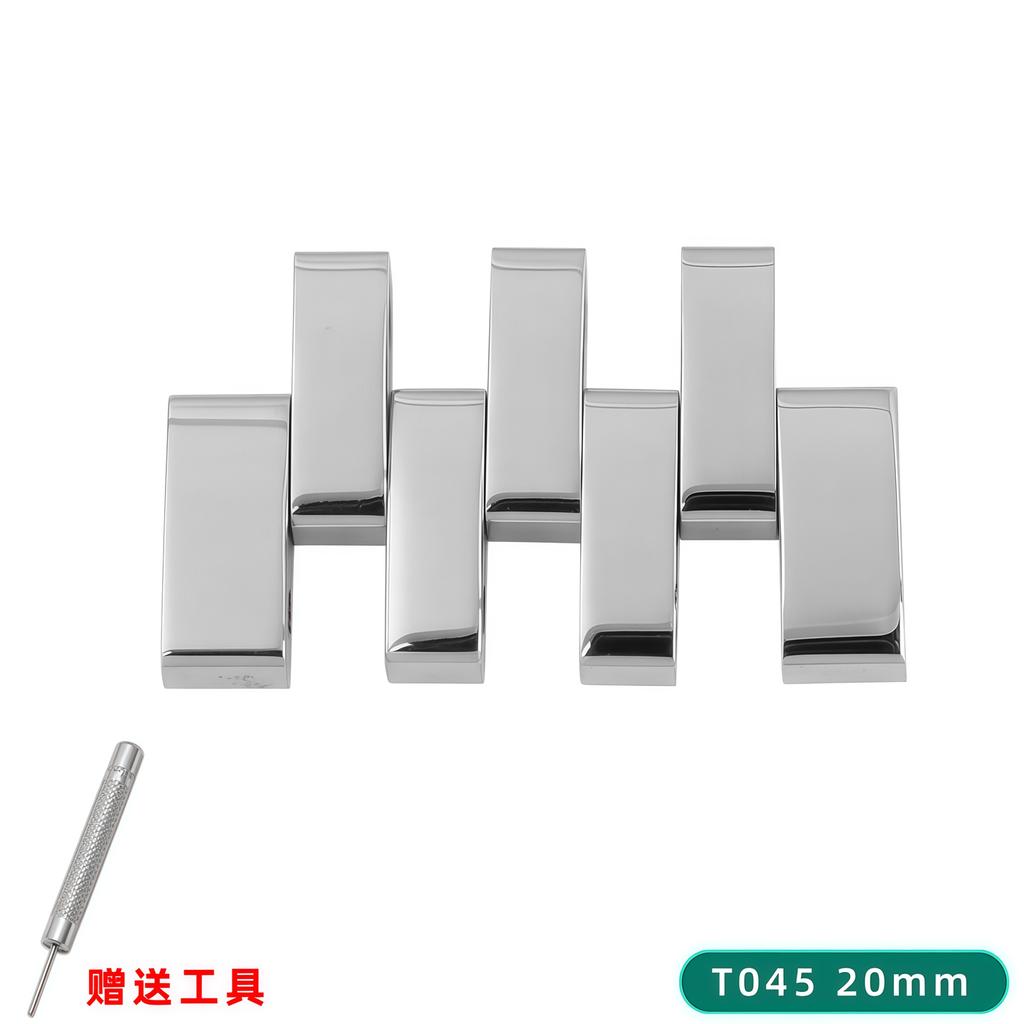 Pro 1853 Tissot Nerezová ocelový řemínek Prodlužovací článek Extra T41 T95 T097 T099 T120 T063 T065 Řemínek hodinek Kovové doplňky