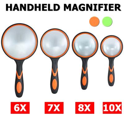 6X 7X 8X 10X Magnifying Glass For Kids Seniors Handheld Reading Magnifier Magnifying Lens For Reading Science Nature Exploration