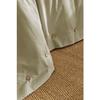 Housse de couette en percale 240 x 260 cm vert sauge Perrine