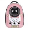 Panoramic Pet Backpack: Portable, Transparent Double Shoulder Carrier for Cats