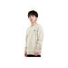 Li Ning Badminton Series Solid Color Logo Pullover Sweatshirt Autumn Men Sweatshirt Khaki AWDTD81-3