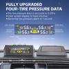 0-6.8Bar Digital LCD Display T21 Automobile Accessories Tyre Temperature Monitor USB / Solar TPMS