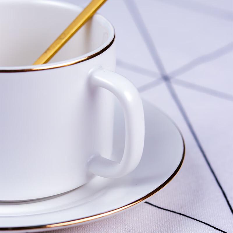 Edo Vergoldetes Keramik-Kaffeebecher-Set