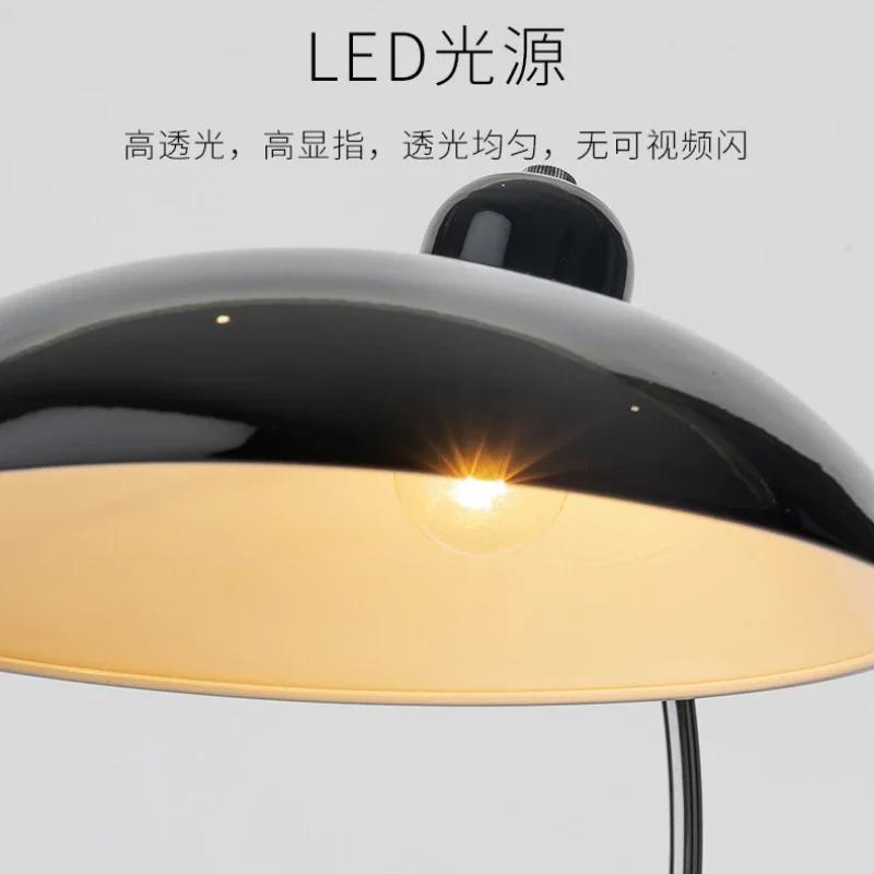 Nordic Bedside Table Lamp Middle Ancient Danish Lamp High Sense Bedroom Simple Desk Study Bauhaus Simple Retro LED Table Lamp