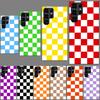 Retro Classic Chess Board Grid Phone Case For Samsung Galaxy S24 S23 S21 S20 FE S22 S26 Ultra S25 Edge S10 Plus Cover Clear TPU
