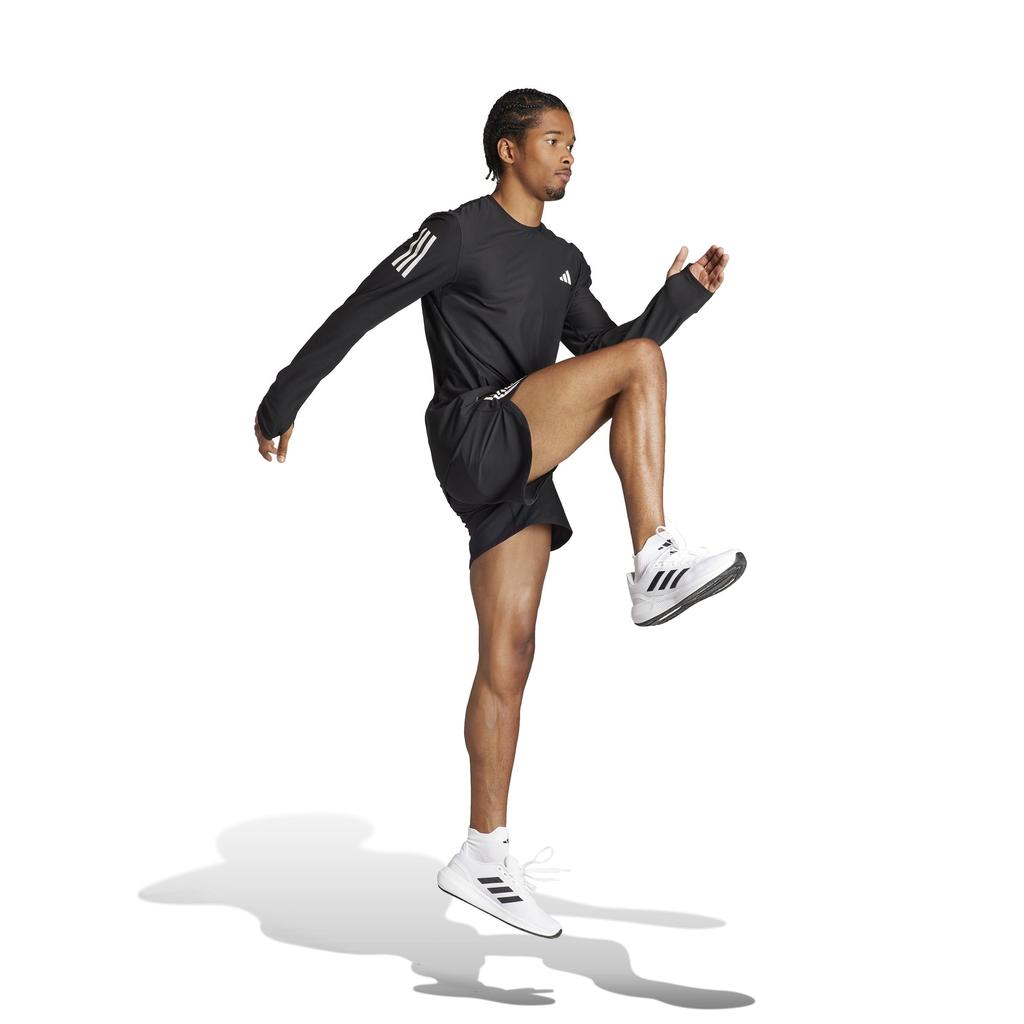 Adidas Own the Run Langarm Laufshirt Schwarz Größe XL T-Shirt, Herren IKM72, (IN1486),