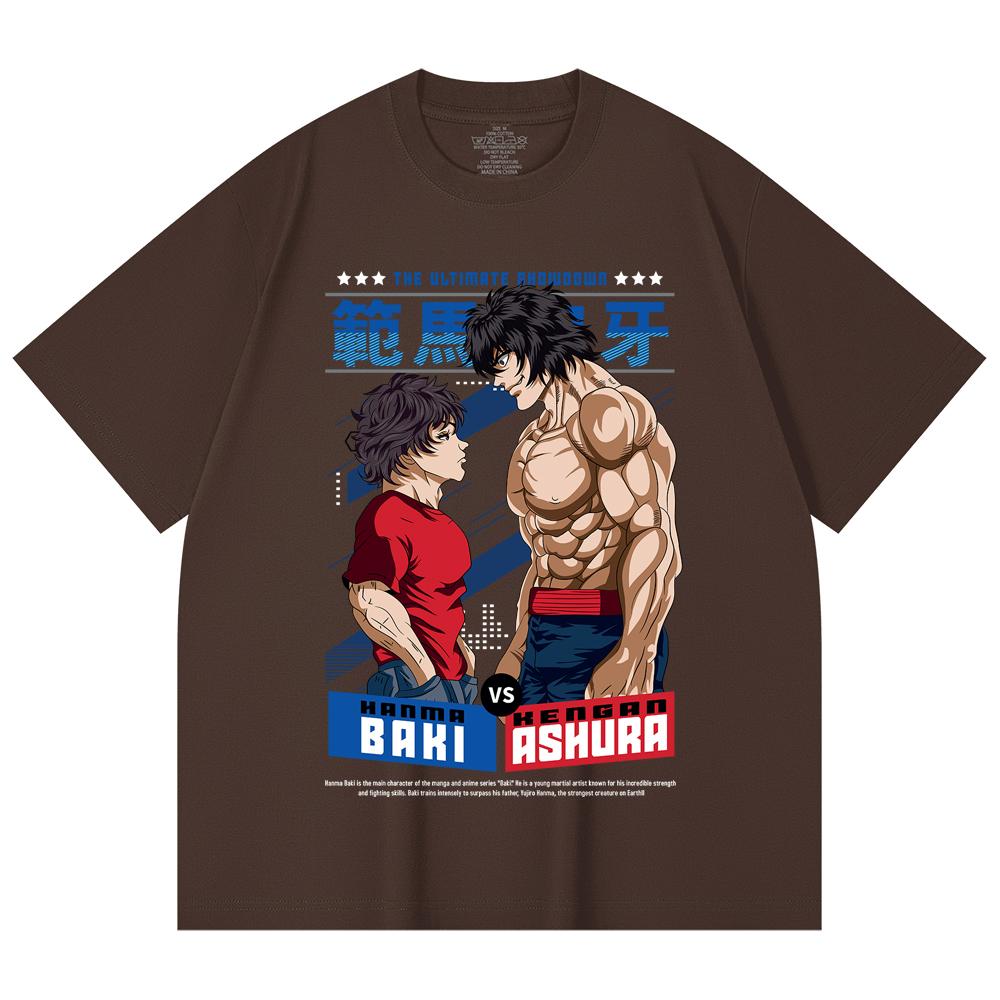 230 g/m² 100% bavlna Baki V2 Baki Ashura Potisk Unisex T-shirt z těžké bavlny
