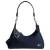 Juliet 30 Zipper Closure Adjustable Detachable Shoulder Strap Leather Tote Crossbody Bag Large Unisex Bags Dark-Blue CR652-LHSMU