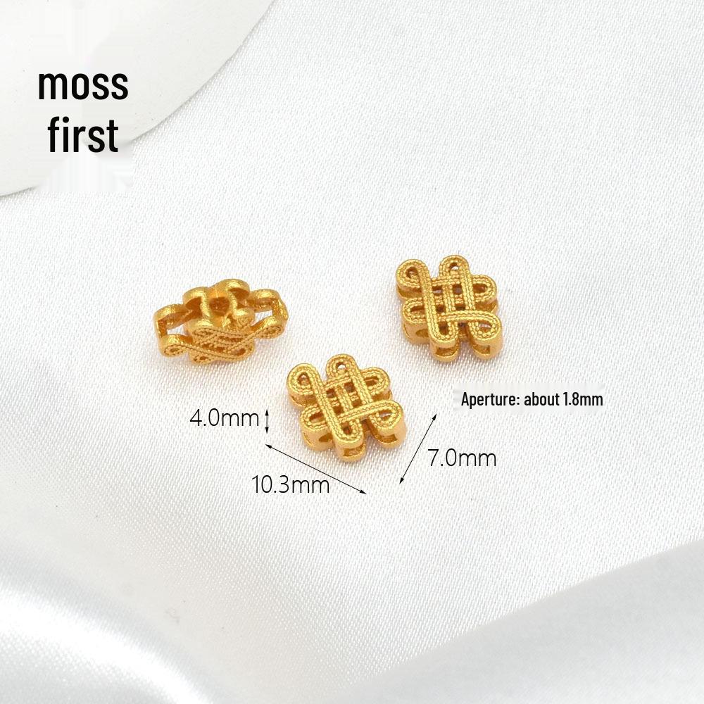 Copper-Plated Sand Gold Spacer Beads for DIY Jewelry: Ideal for Handmade Bracelets, Necklaces, Wristbands, and More.