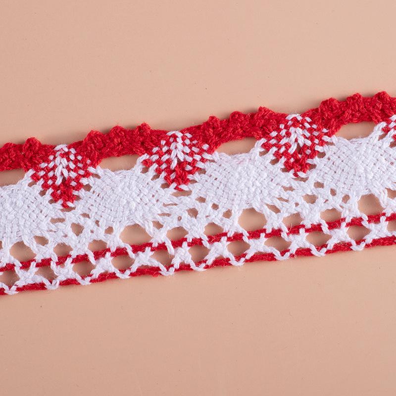 10M/90M/180M Cotton Thread Lace Curtain Decorative Wide Fabric Tablecloth Sofa Cushion Lace Accessories