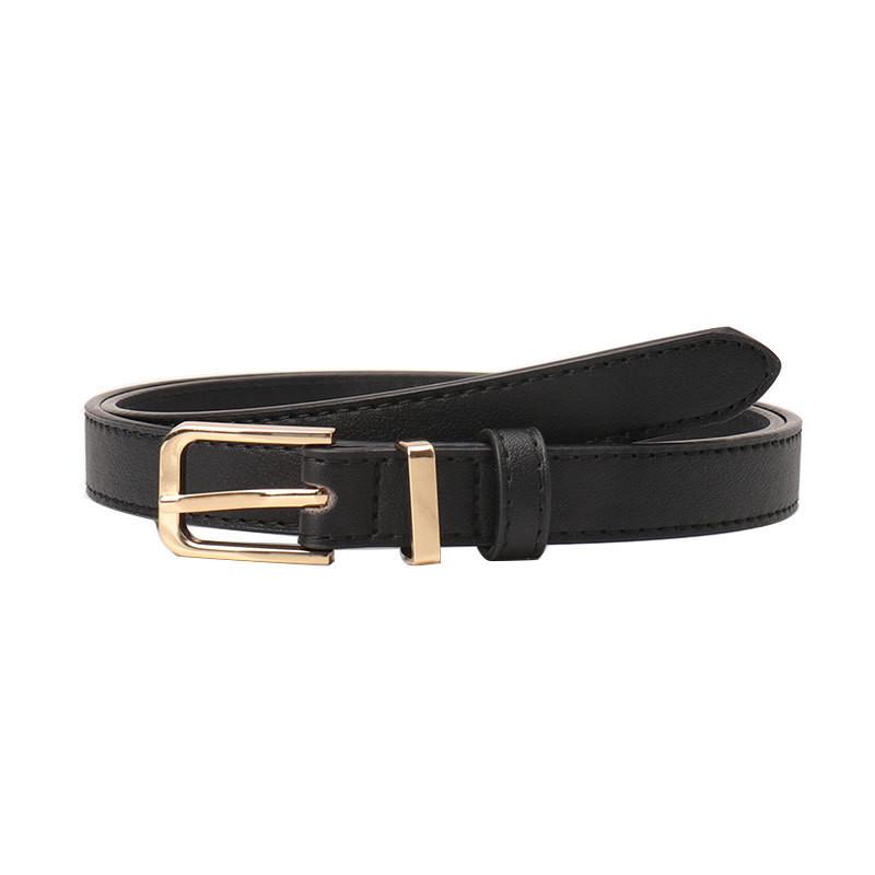 Elegant Faux Leather Womens Belt With Metal Buckle For Fashionable Jeans And Outfits