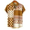 Outdoor Streetwear Men's Fashion Shirts Ethnic Patterns Printed Men's Shirts Casual Daily Men's and Women's Shirt